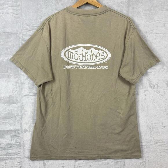 VTG Modrobes Graphic Tee Size L ‘I Want You In My Pants’ 00s Y2K Funny Shirt - Picture 1 of 9